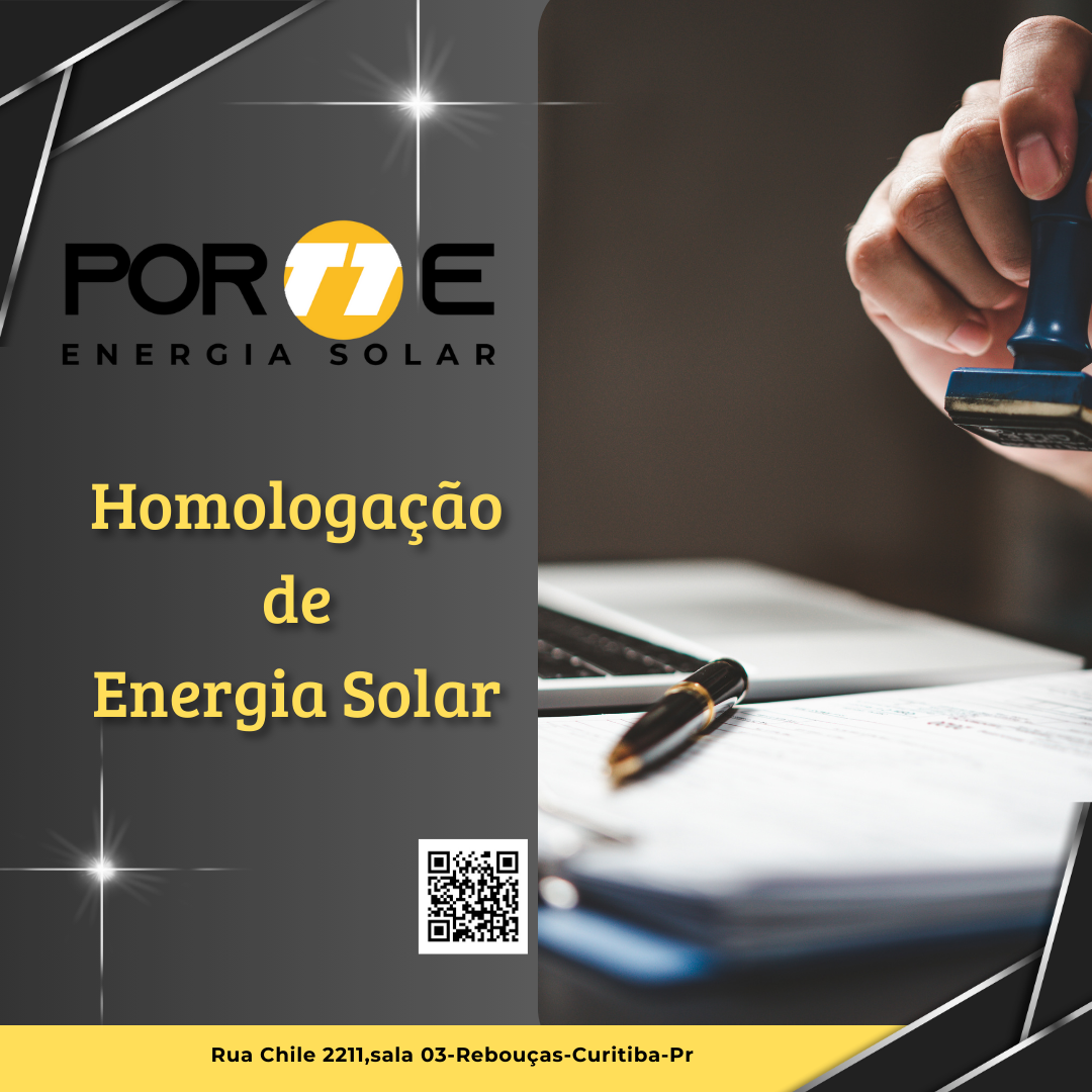 Homologação de Energia Solar